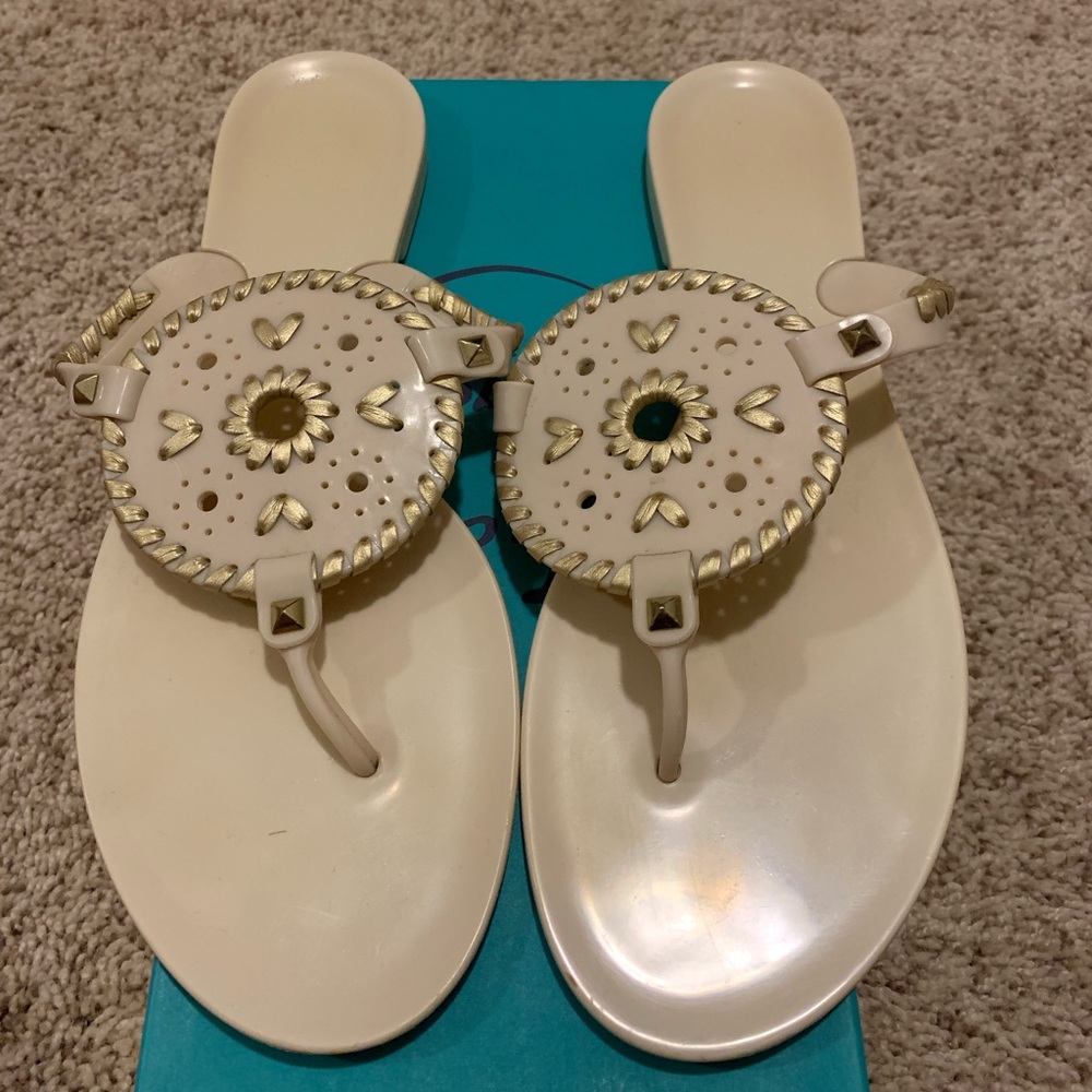 Jack Rogers jelly sandals